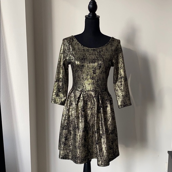 Bronze Gold Dress - Picture 1 of 2
